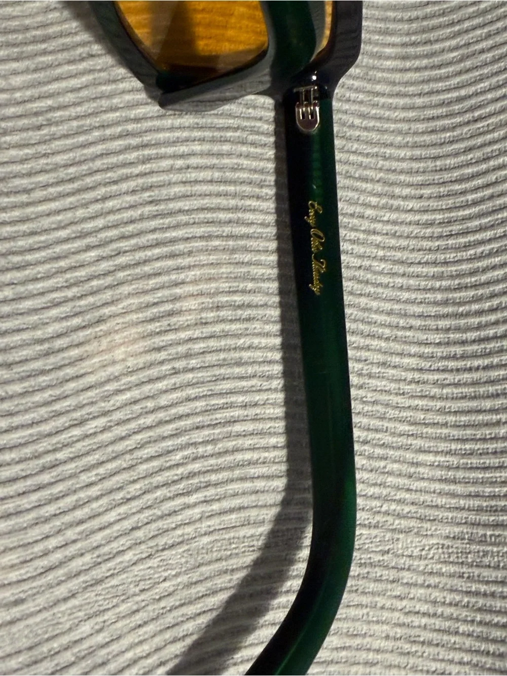 Men's Black Rectangle Sunglasses